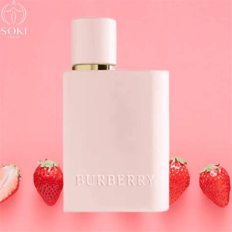 which burberry smells like strawberry|burberry her perfume range.